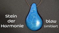 Stein der Harmonie blau